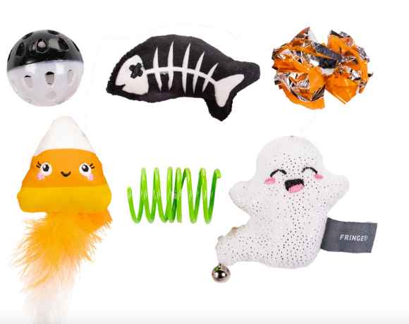 Picture of HALLOWEEN TOY FELINE FS MULTIPACK SWEET TREATS, SPOOKE FEATS - 6/pk